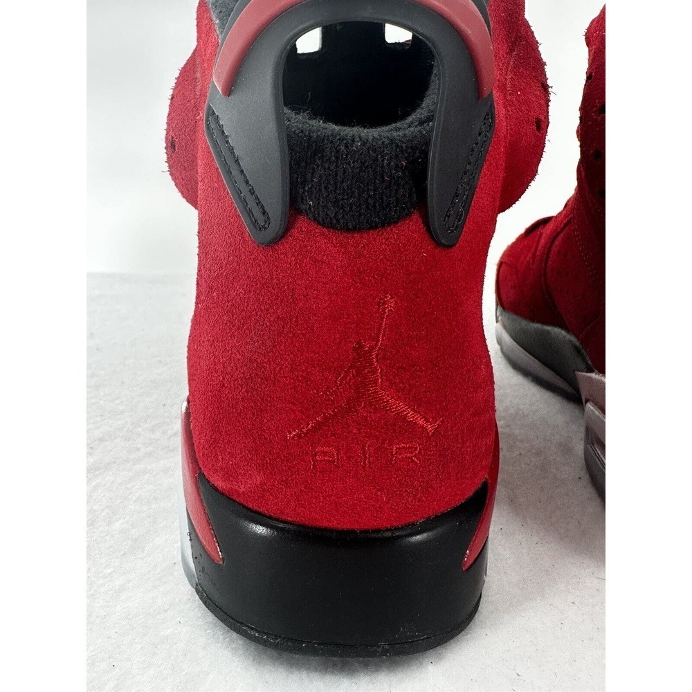Nike Air Jordan 4 Retro Toro Bravo 2013 Red Suede Mens Size 8 (308497-603)​​​ - Picture 3 of 10